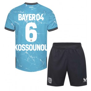 Bayer Leverkusen Odilon Kossounou #6 Rezervni Dres za Dječji 2023-24 Kratak Rukavima (+ kratke hlače)